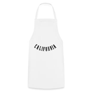Californie - Tablier de cuisine - blanc - Devant - AI Model Male 185 dark (185cm)