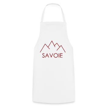 Savoie Montagne - Tablier de cuisine - blanc - Devant - AI Model Male 185 dark (185cm)