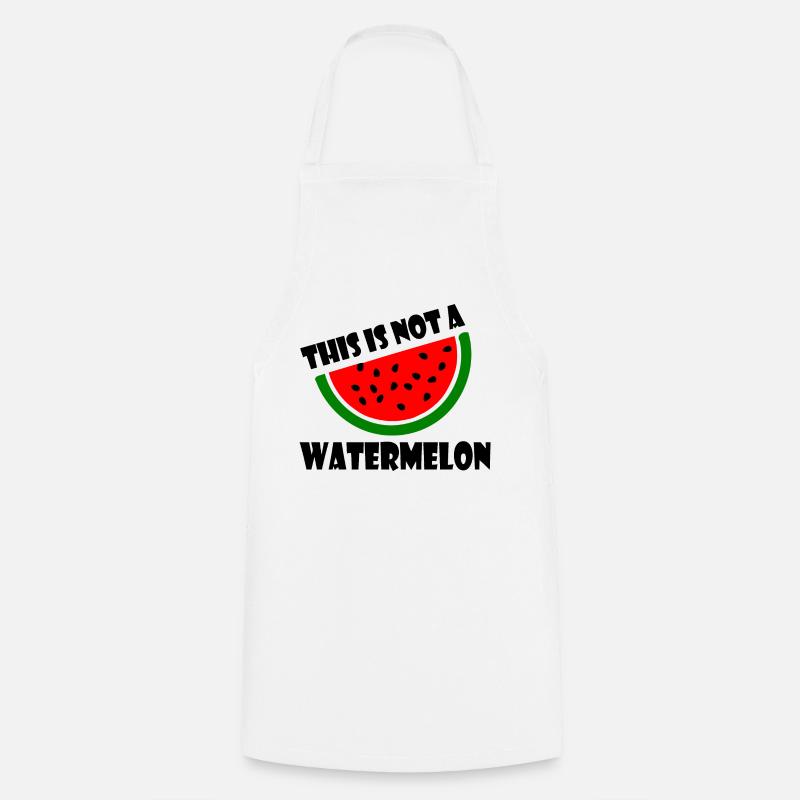 THIS IS NOT A WATERMELON - Tablier de cuisine - blanc