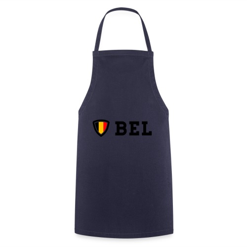 BEL Belgium Blason tricolore Football - Tablier de cuisine