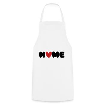 Home Is Where The Heart Is - Cooking Apron - white - Front - AI Model Male 185 dark (185cm)