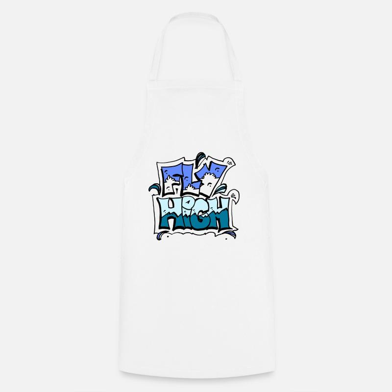 fly high - Cooking Apron - white
