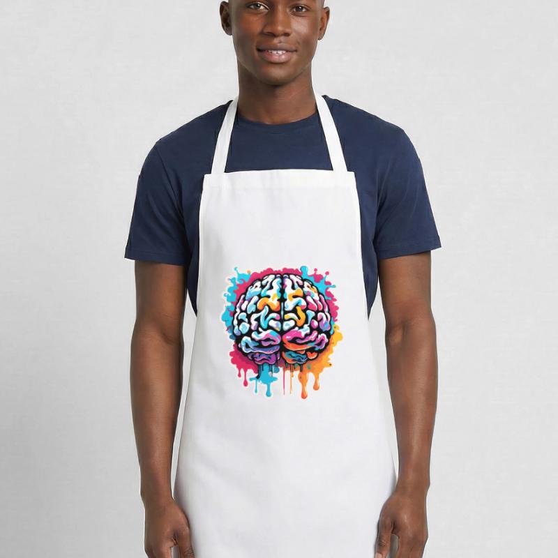Brain / Knowledge / Intelligence / Clever / Thinking Cooking Apron