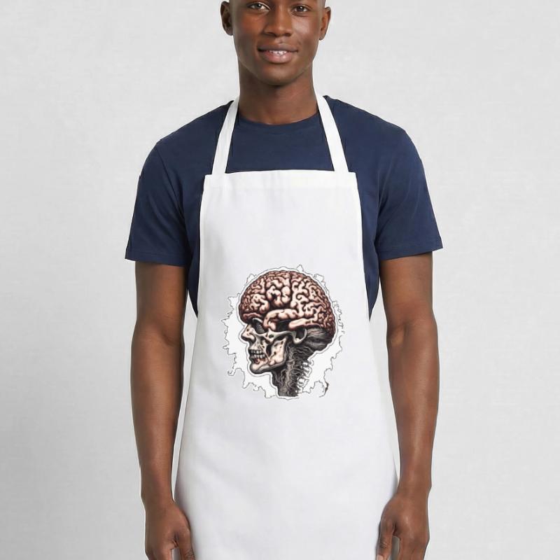 Brain / Knowledge / Intelligence / Clever / Thinking Cooking Apron
