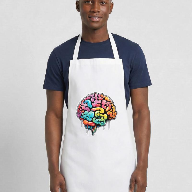 Brain / Knowledge / Intelligence / Clever / Thinking Cooking Apron