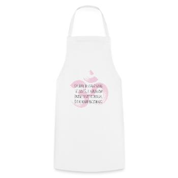 T-Shirt / Gayatri Mantra / Om Bhur Bhuvah - Kochschürze - Weiß - Vorne - AI Model Male 185 dark (185cm)