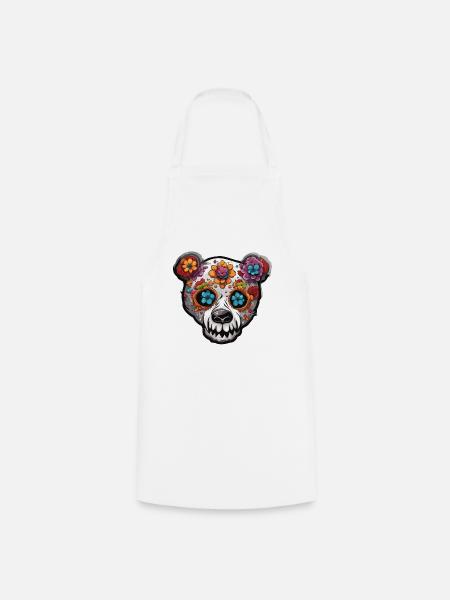 Teddybär / Kuscheltier / Stofftier / Geschenkidee - Kochschürze - Weiß