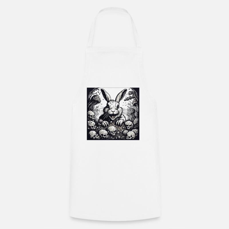 Osterhase / Ostern / Eier / Feiertage / Osterfest - Kochschürze - Weiß