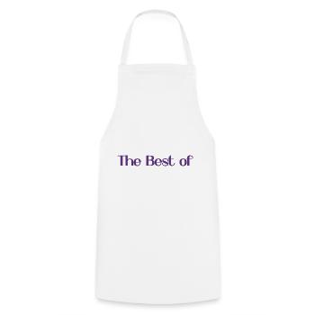 HAPPY MOTHER'S DAY. MOM. MOTHER's DAY - Cooking Apron - white - Front - AI Model Male 185 dark (185cm)