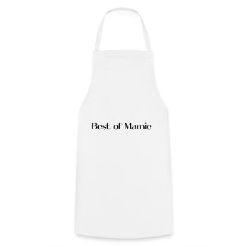 GRANNY. MOTHER's DAY. HAPPY BIRTHDAY GRANNY. I LOVE YOU - Cooking Apron - white - Front - AI Model Male 185 dark (185cm)