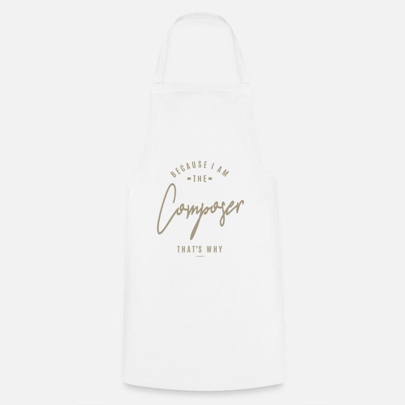 Compositeur - Tablier de cuisine - blanc