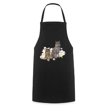 Lynx - Tablier de cuisine - noir - Devant - AI Model Male 185 dark (185cm)