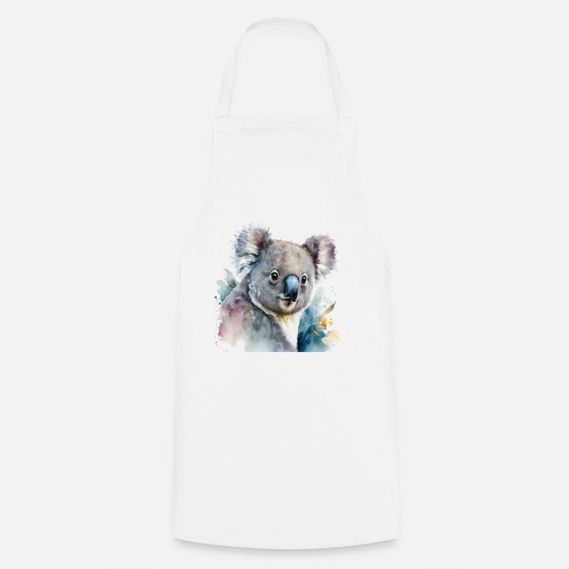 Koala Aquarell - Kochschürze - Weiß