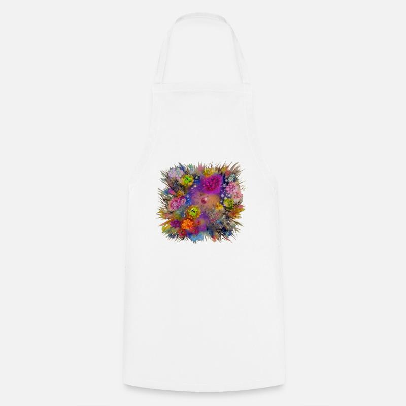 Pouvoir des fleurs - Tablier de cuisine - blanc