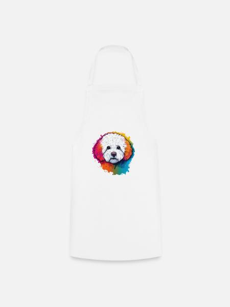 Bichon Frise - Kochschürze - Weiß