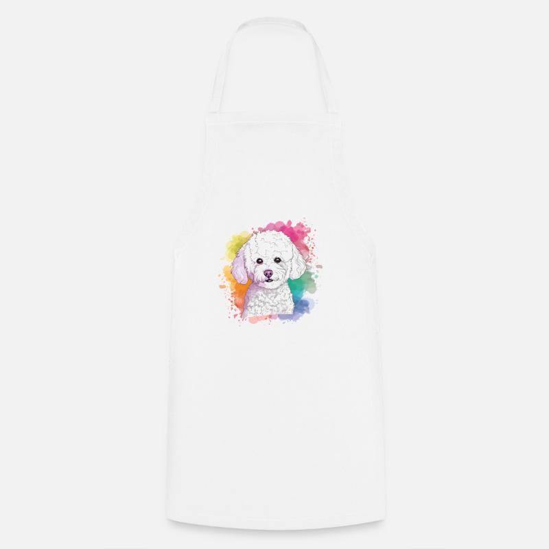 Bichon Frise - Tablier de cuisine - blanc