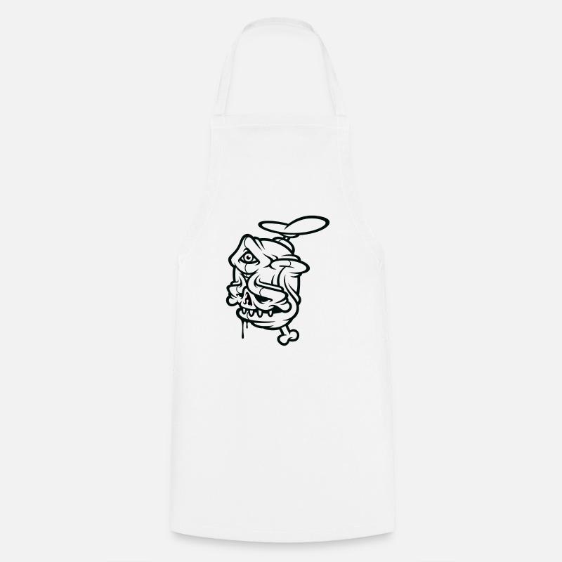 Freak with a third eye - Cooking Apron - white