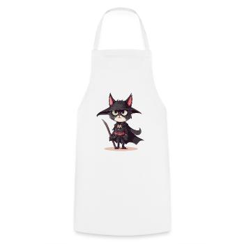 Catroon zorro_2 - Cooking Apron - white - Front - AI Model Male 185 dark (185cm)