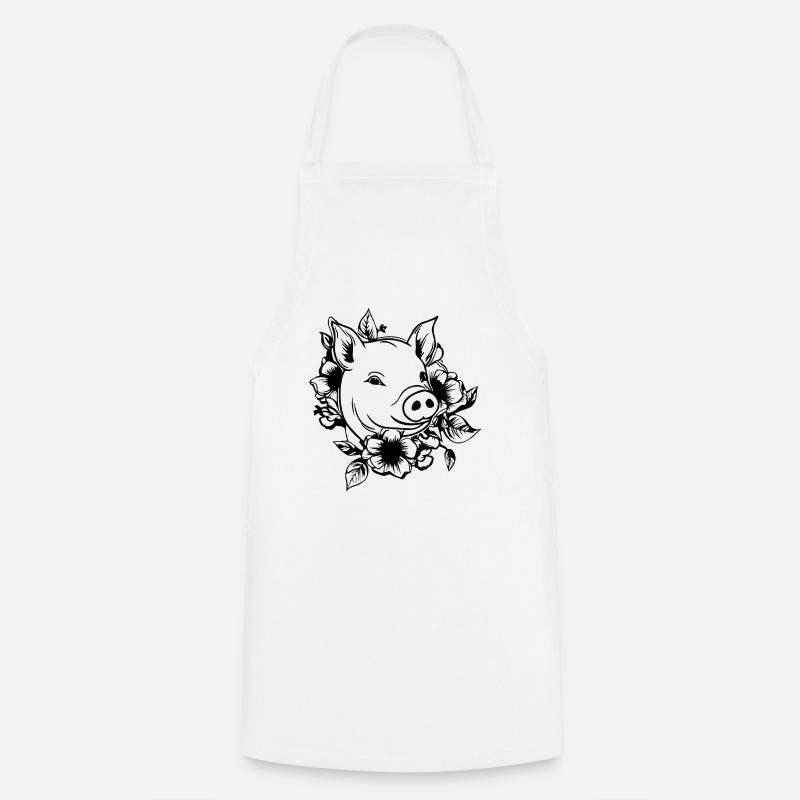 Truie cochonne - Tablier de cuisine - blanc