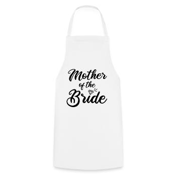 Mother of the Bride - Cooking Apron - white - Front - AI Model Male 185 dark (185cm)