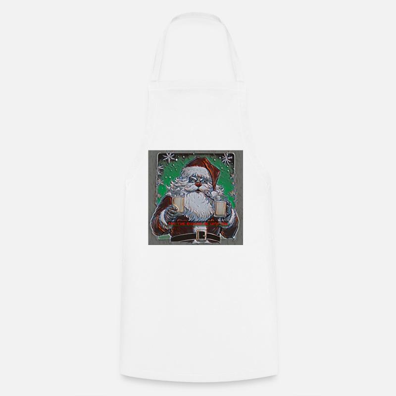 May the eggnog be with you - Cooking Apron - white