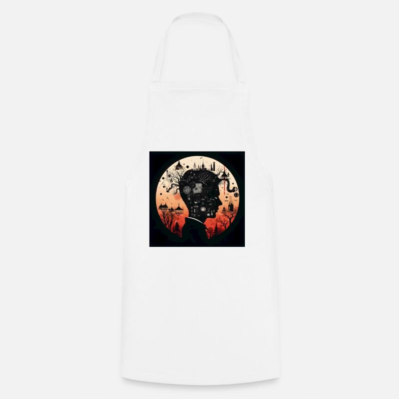 Kafka - Cooking Apron - white
