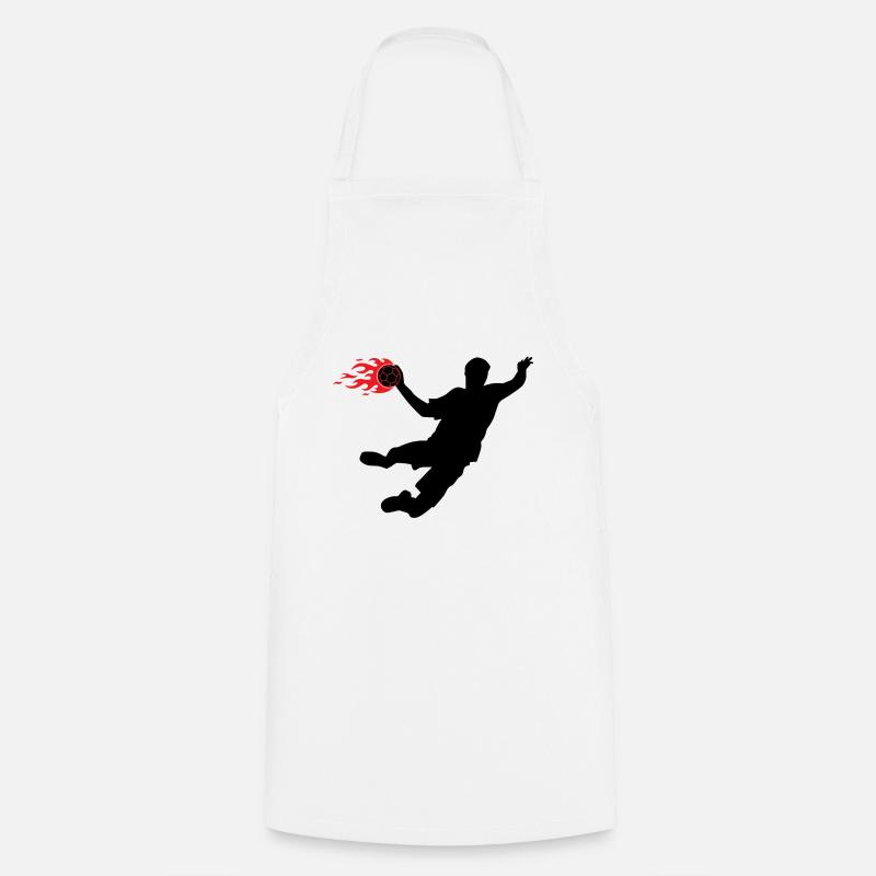 Handball Player - Cooking Apron - white
