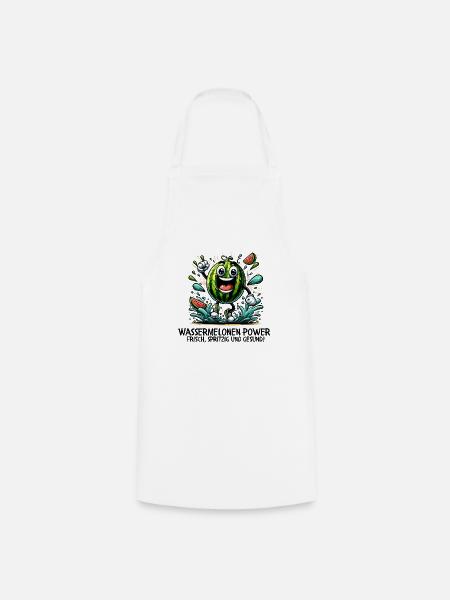 Wassermelonen Power - Kochschürze - Weiß