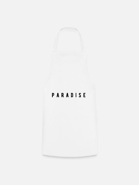 Paradise - Kochschürze - Weiß