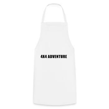 4x4 Adventure - Kochschürze - Weiß - Vorne - AI Model Male 185 dark (185cm)