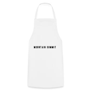 Sommet de montagne - Tablier de cuisine - blanc - Devant - AI Model Male 185 dark (185cm)