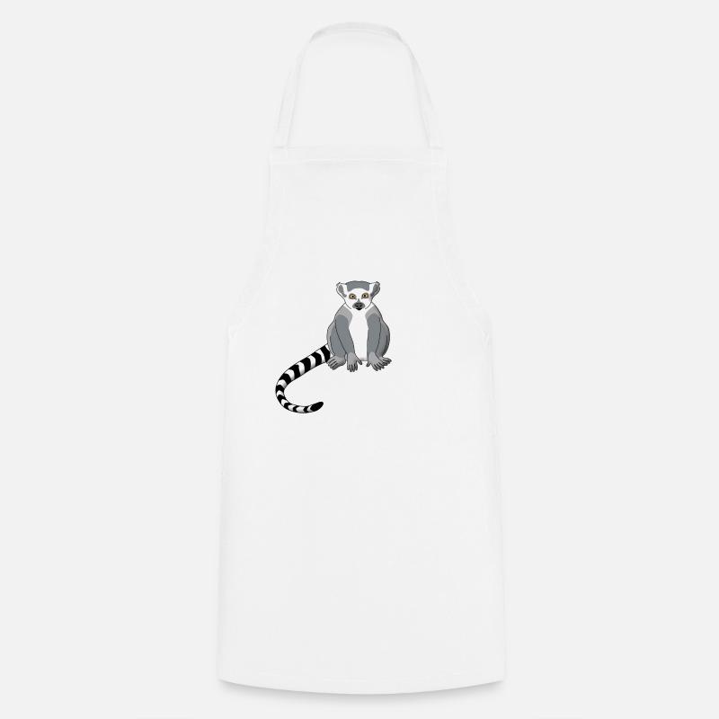 Lemur - Tablier de cuisine - blanc