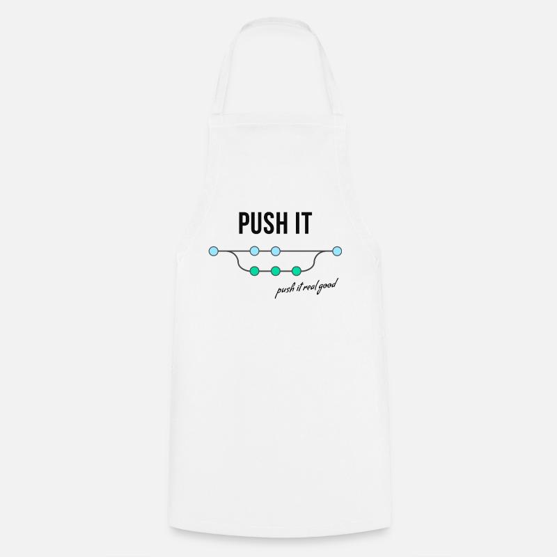 Push it - Kochschürze - Weiß