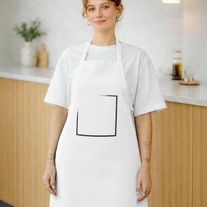 Weathered rectangular frame Cooking Apron