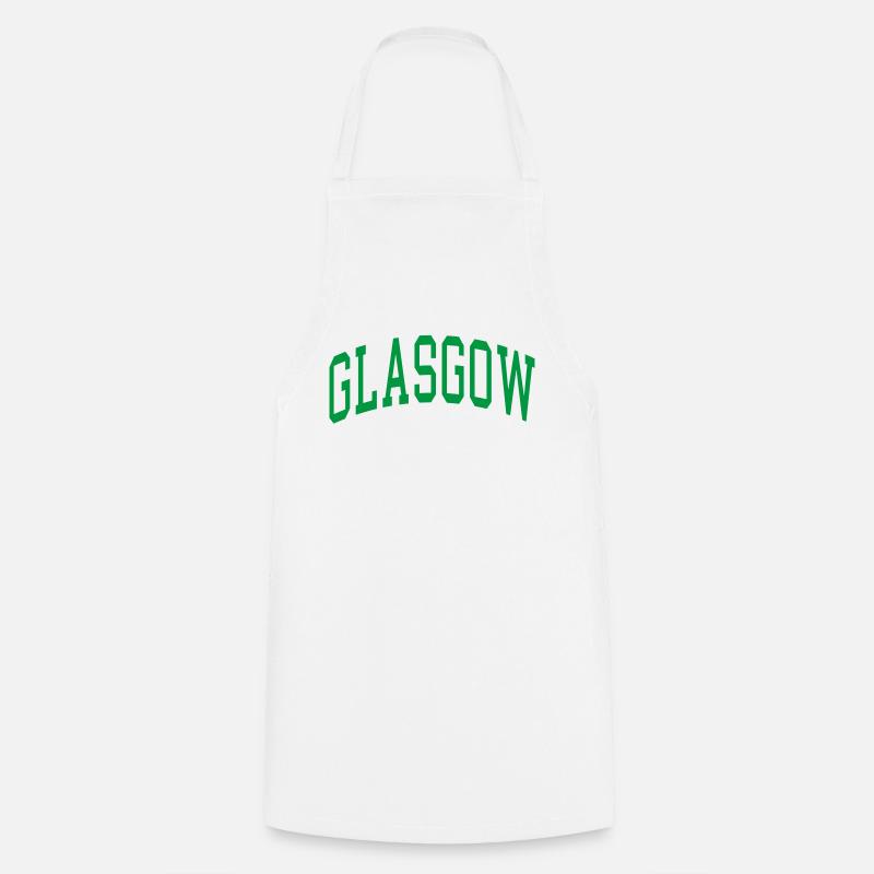 Glasgow - Kochschürze - Weiß