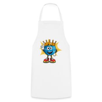 Bocce Bocci Colorful Balls Player I Gift - Cooking Apron - white - Front - AI Model Male 185 dark (185cm)