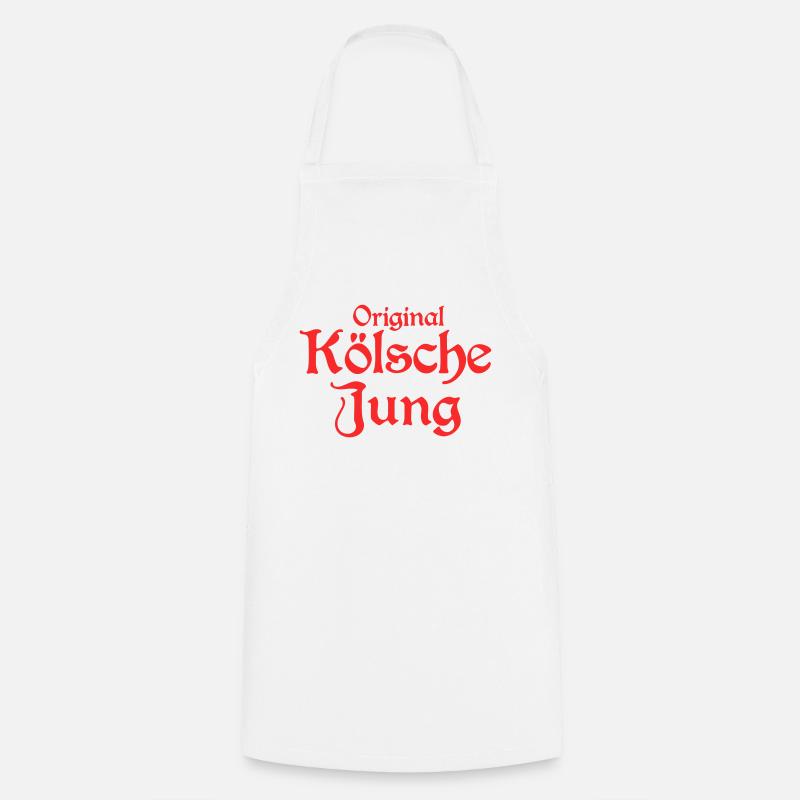 Original Kölsche Jung - Kochschürze - Weiß