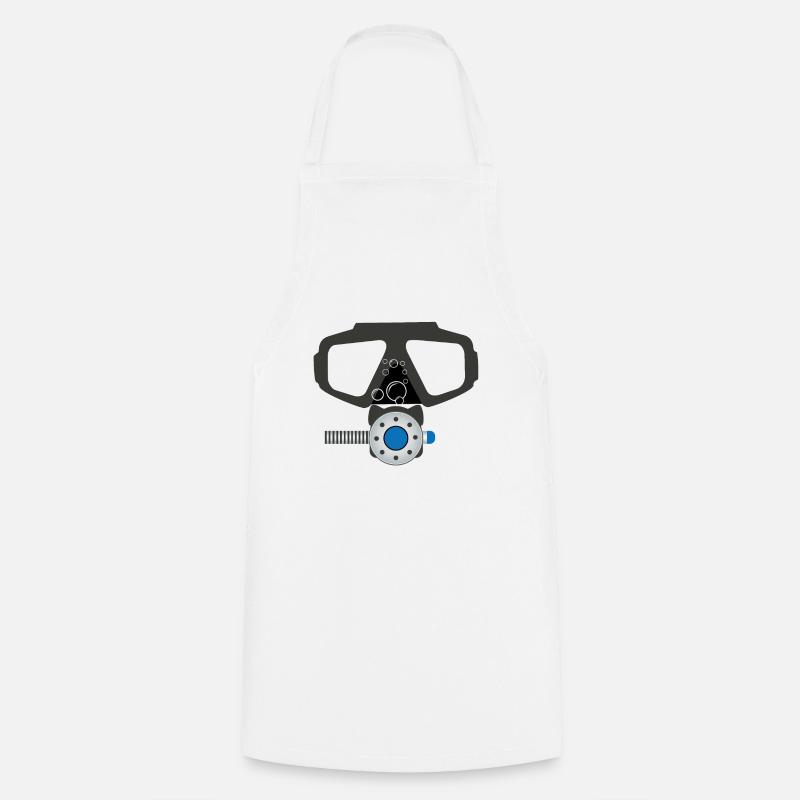 Plongée - Tablier de cuisine - blanc
