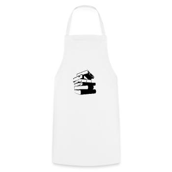 Books - Tablier de cuisine - blanc - Devant - AI Model Male 185 dark (185cm)