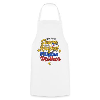 Philippines Filipina Drapeau Fils Mère I Cadeau - Tablier de cuisine - blanc - Devant - AI Model Male 185 dark (185cm)