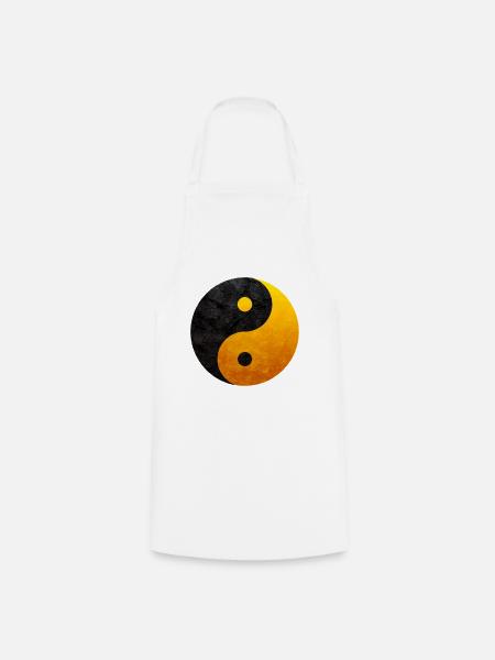 Das Yin und yang - Kochschürze - Weiß
