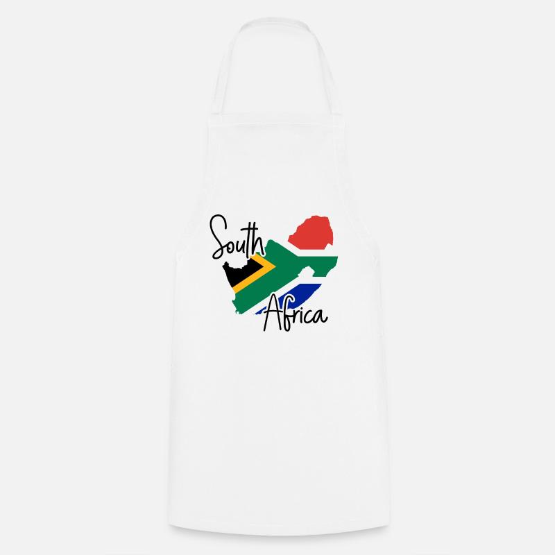 Südafrika - Kochschürze - Weiß