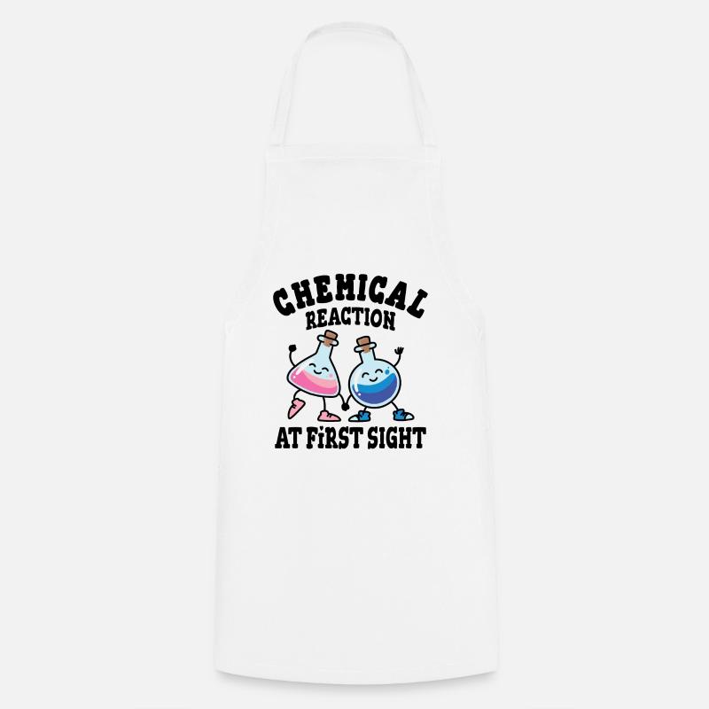 Chemical reaction at first sight - Cooking Apron - white