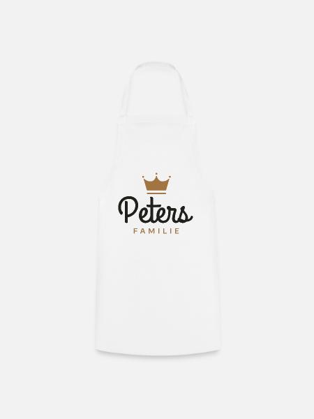 Peters-Familie - Kochschürze - Weiß