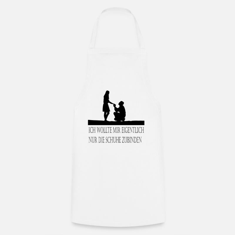 Bachelor - Cooking Apron - white