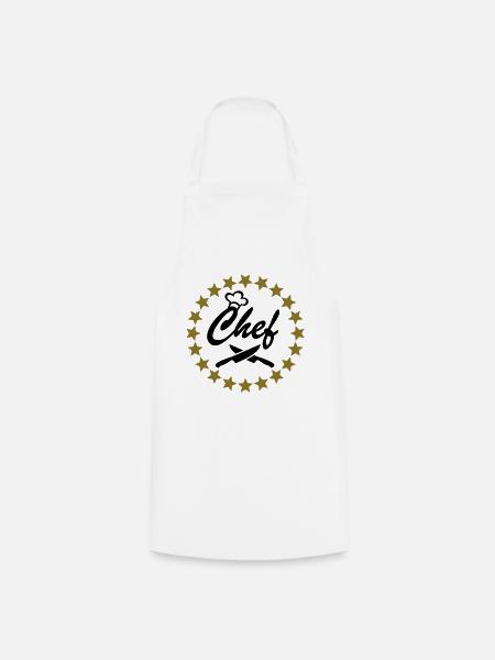 Chef - Tablier de cuisine - blanc