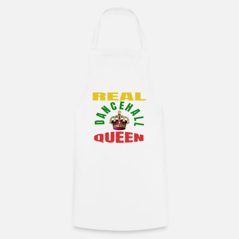 echte Dancehall-Queen - Kochschürze - Weiß