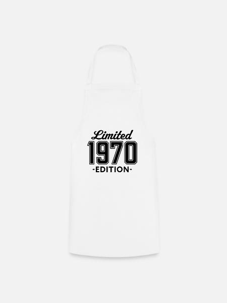 Limited edition 1970 - Kochschürze - Weiß