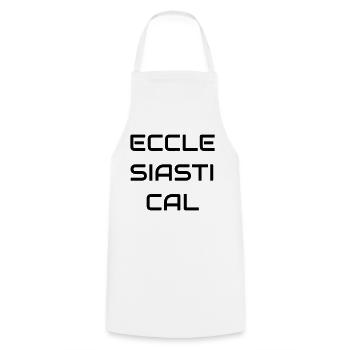 Holy3 - Cooking Apron - white - Front - AI Model Male 185 dark (185cm)