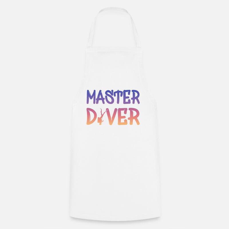 Master Diver - Kochschürze - Weiß
